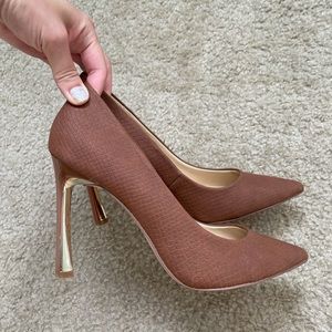 Jessica Simpson Rexah brown high heel pump 7.5 shoes heels